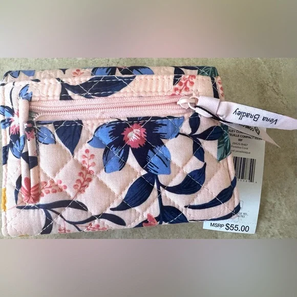 Vera Bradley Paradise Compact Wallet - Picture 6 of 10